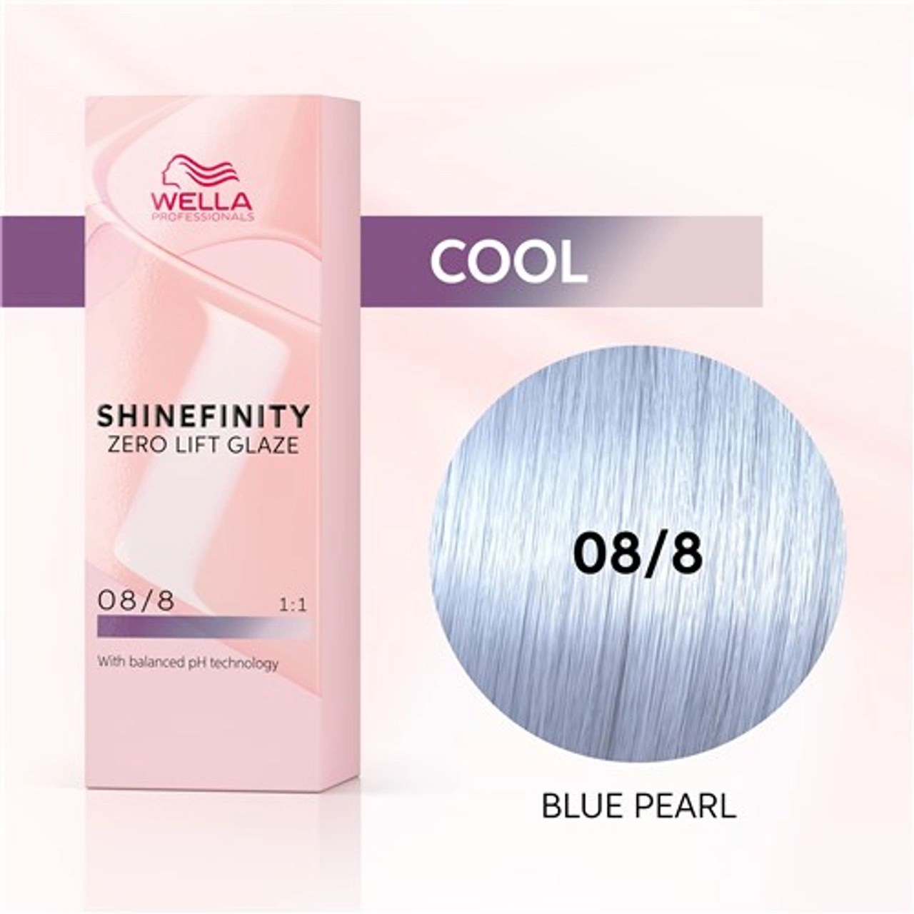 Wella Professional Shinefinity Zero Lift Glaze - 08/8 60ml - Light Blonde Pearl főképe